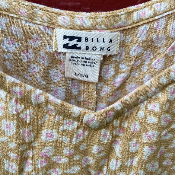 NWT Billabong You Got It Spaghetti Strap Mini Dress Women's Size L - Picture 6 of 12